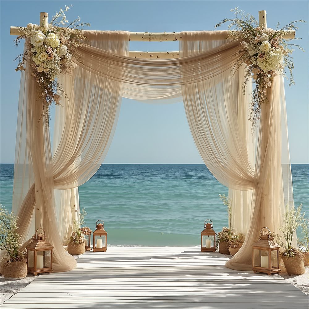 Wedding veil curtain - 图片 2