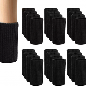 Chair Leg Protectors Socks for Hardwood Floors High Elastic Knitted Non Slip Furniture Socks