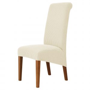 High Elasticity Chair Cover Color-Matching Jacquard Style High Back Dining Chair Covers for Events