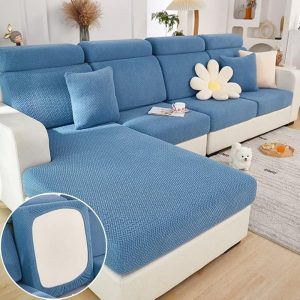 Hot Sales Four-season Universal Non-slip Durable Stretch Dirt-resistant Scandinavian Simple Solid Color Magic Sofa Cover