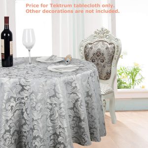 Competitive Price Tablecloth Blue Hot Sale North American Tablecloth Round Wedding Damask Fabric Tablecloth