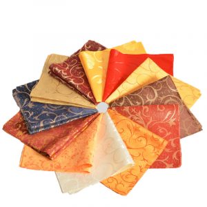 High Quality Washable 100%Polyester Dinner Table Napkins for Holiday Dinners Weddings Parties Jacquard Napkin Damask Patter